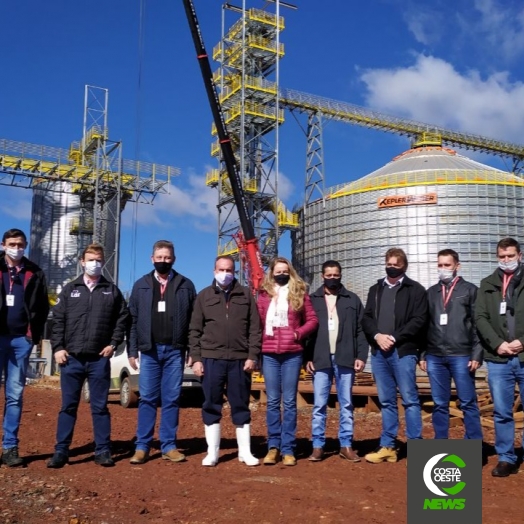 Comitiva da Lar Cooperativa visita obras do Complexo Industrial Bom Jesus