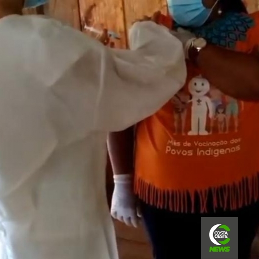 Comunidades indígenas são imunizadas contra Covid em Guaíra