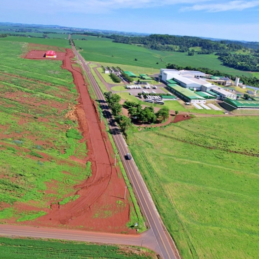 Construção de via marginal melhora acesso ao Monumento de Nossa Senhora Aparecida na PR-497