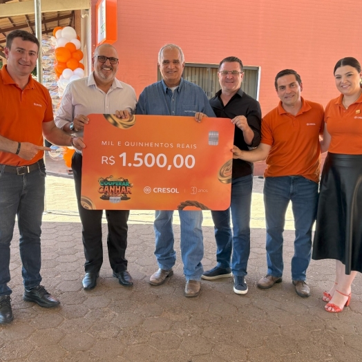 “Cooperar é Ganhar” da Cresol já distribuiu mais de R$ 2,8 milhões em prêmios para cooperados em 2025