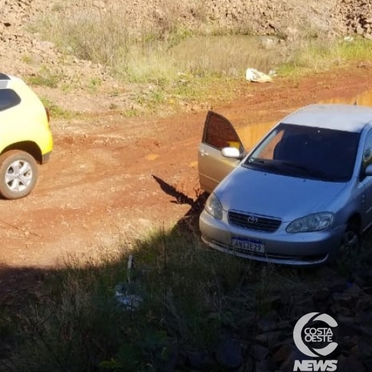 Corolla levado durante assalto em Vera Cruz do Oeste é recuperado em Céu Azul