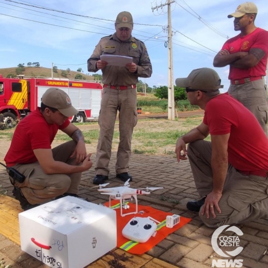 Corpo de Bombeiros de São Miguel recebe drone para auxiliar no combate e monitoramento de queimadas