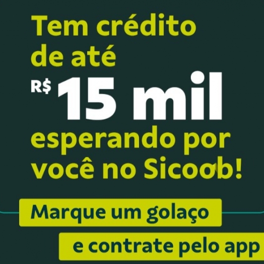 Crédito Torcedor: Sicoob libera até R$ 15 mil com contratação 100% online