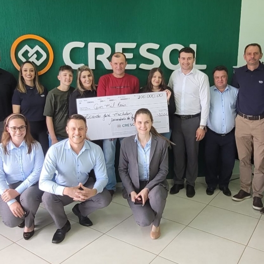 Cresol premia com R$ 100 mil cooperado de Serranópolis do Iguaçu