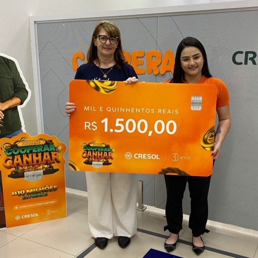 Cresol premia cooperadas em São Miguel do Iguaçu