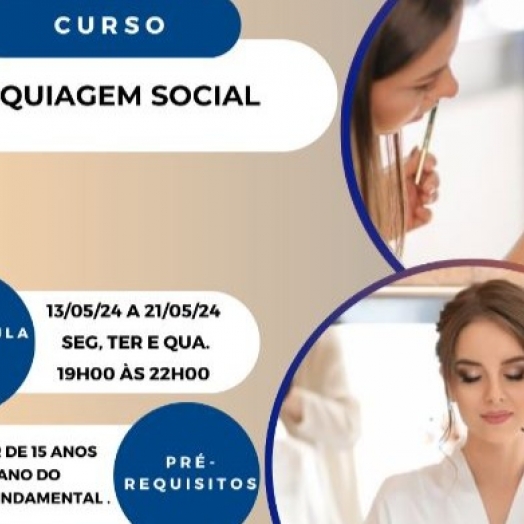 Curso de Maquiagem Social traz oportunidade para Santa Helena