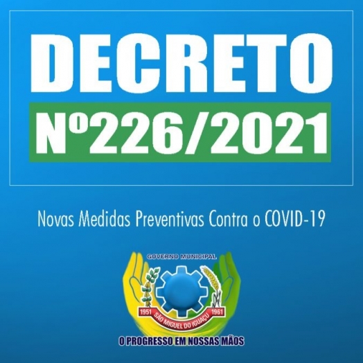 Decreto detalha medidas preventivas adotadas em São Miguel do Iguaçu