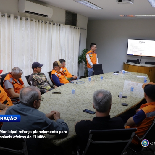 Defesa Civil Municipal reforça planejamento para enfrentar possíveis efeitos do El Niño