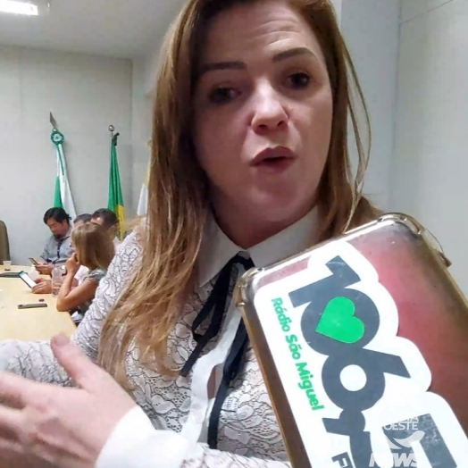 Deputada federal Leandre Dal Ponte cumpre agenda em São Miguel do Iguaçu