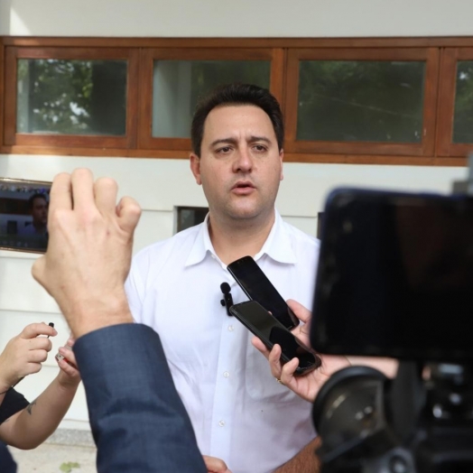 Dinho recebe Ratinho Jr. nesta quinta (9) em Santa Helena para lançamento de obras