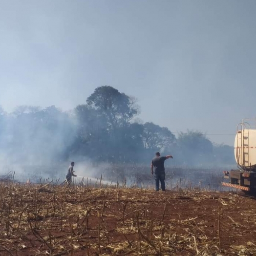 Dois incêndios são registrados em Itaipulândia nesta quinta-feira (19)