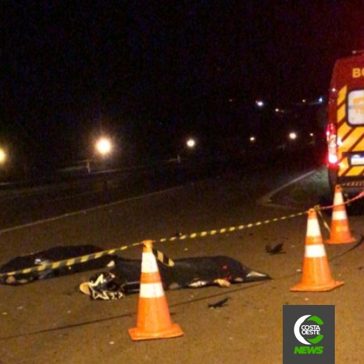 Dois motociclistas morrem após acidente em São Miguel do Iguaçu