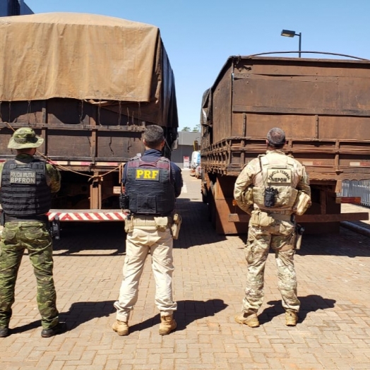 Em ação conjunta PF, PRF e BPFRON realizam apreensão milionária de cigarro paraguaio