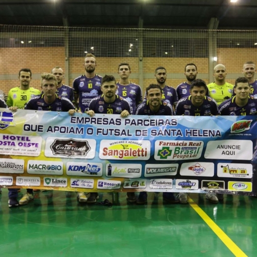 Em duelo quente, Santa Helena Futsal segura Guaíra e soma um ponto na Série Bronze