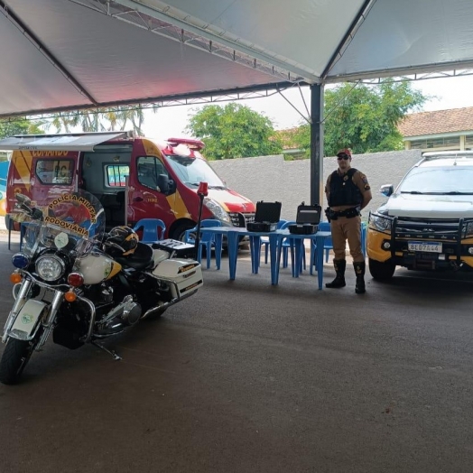 Em Missal, Policiais Rodoviários participam do evento Paraná em Ação