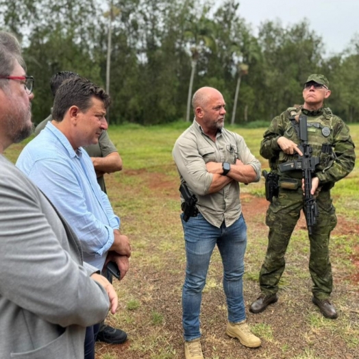 Em Santa Helena, Coronel Hudson elogia atuação do BPFRON no combate ao tráfico de drogas