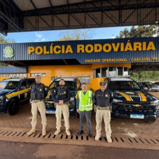 EPR Iguaçu antecipa entrega de três novas viaturas à PRF em Cascavel e Foz do Iguaçu