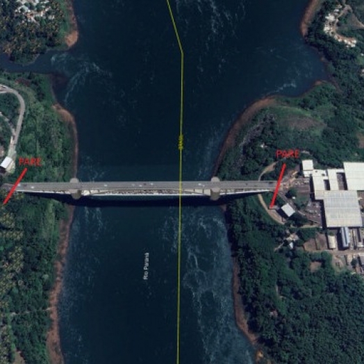 EPR Iguaçu programa interdição na Ponte da Amizade para trabalhos de sinalização horizontal e monitoração do pavimento