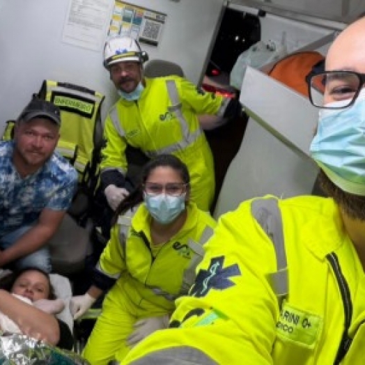 EPR Iguaçu registra segundo nascimento da semana em ambulância, o primeiro na região Sudoeste