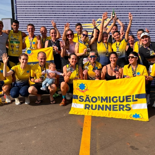 Equipe São Miguel Runners conquista sequência de pódios na corrida Fast Run em Foz do Iguaçu