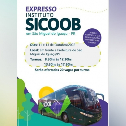 Expresso Instituto SICOOB está em São Miguel no mês de outubro