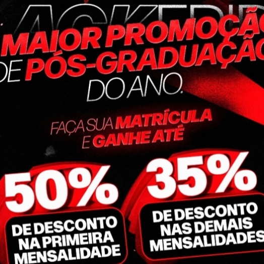 Faculdade UNIGUAÇU lança Black Friday com descontos imperdíveis nas pós-graduações