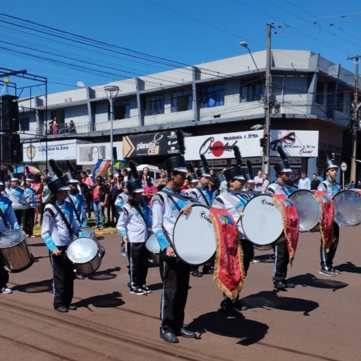 Fanfarra Municipal representa Itaipulândia em Ubiratã