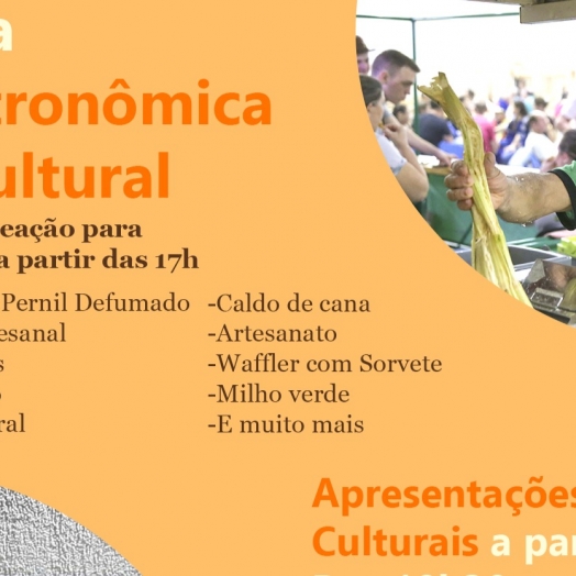 Feira Gastronômica e Cultural de Missal será no Dia das Mães