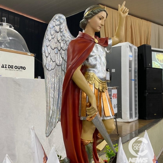 Festa do padroeiro São Miguel Arcanjo reúne mais de 2 mil pessoas em São Miguel do Iguaçu