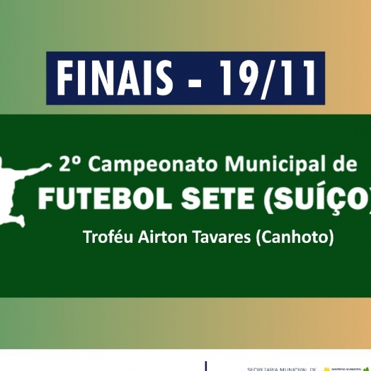 Finais do Municipal de Futebol Sete serão realizadas no dia 19 de novembro