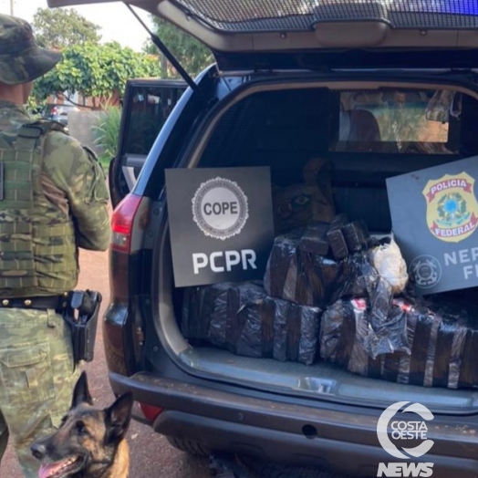 Forças de segurança apreendem cerca de 60 kg de droga em Santa Helena