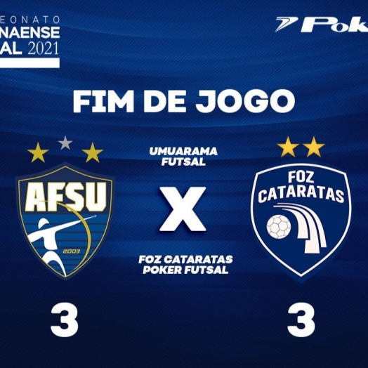 Foz Cataratas Futsal empata com o Umuarama no primeiro jogo do mata mata