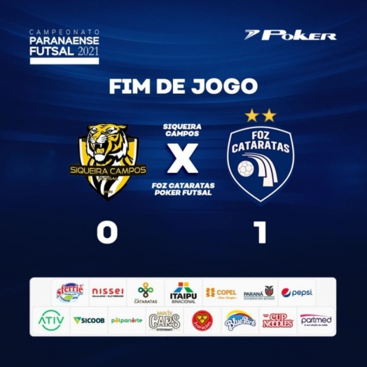 Foz Cataratas Poker Futsal estreia com vitória no paranaense