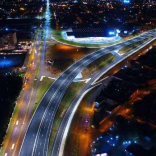 Foz do Iguaçu, Santa Terezinha e São Miguel receberão nova iluminação em trechos urbanos da BR-277