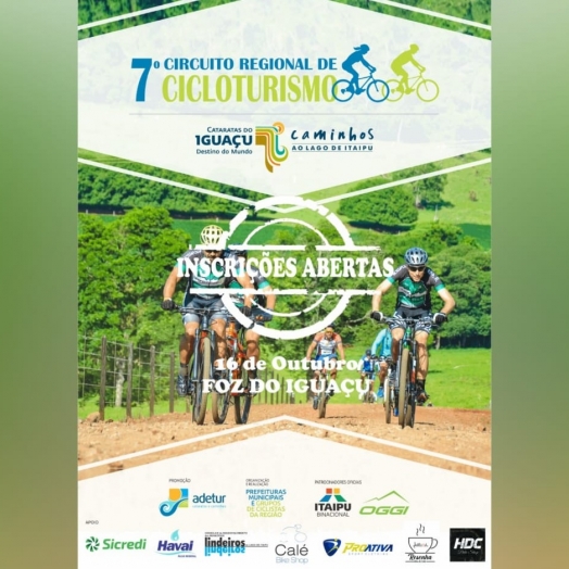 Foz do Iguaçu sedia etapa do Cicloturismo no dia 16 de outubro