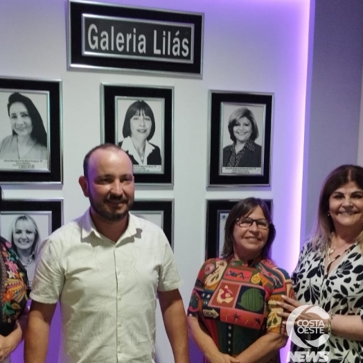 Galeria Lilás é inaugurada no Legislativo de São Miguel do Iguaçu