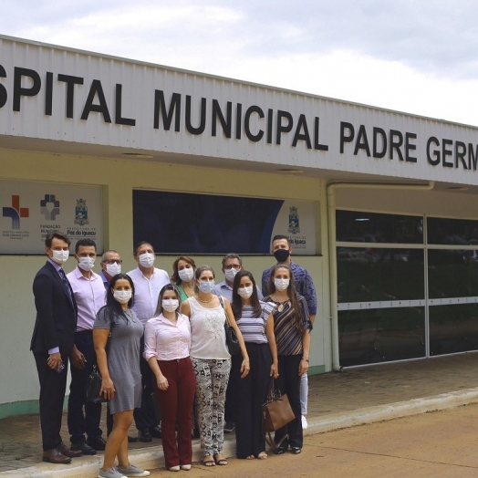 Gestores de Missal buscam garantir o atendimento da população no Hospital Municipal de Foz do Iguaçu