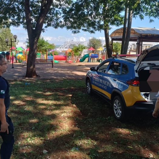 GM de São Miguel do Iguaçu conduz homem por posse de droga
