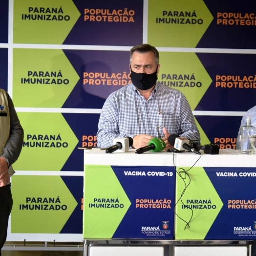 Governo do Paraná muda estratégia de distribuição e pretende vacinar 80% da população até agosto