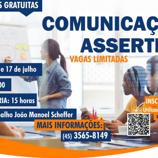 Governo Municipal e Senac abrem inscrições para curso de Comunicação Assertiva