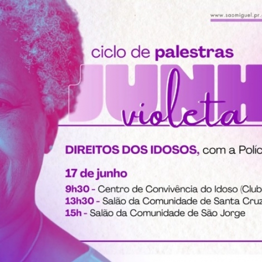 Governo Municipal promove ciclo de palestras sobre os direitos da pessoa idosa