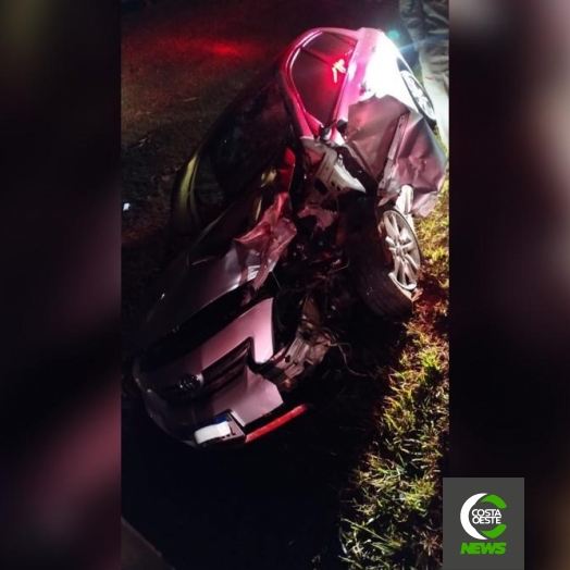 Grave acidente deixa motociclista morto em Medianeira