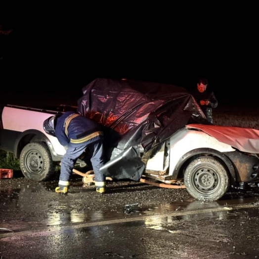 Grave acidente deixa um morto e três feridos na PR 488 em Santa Helena