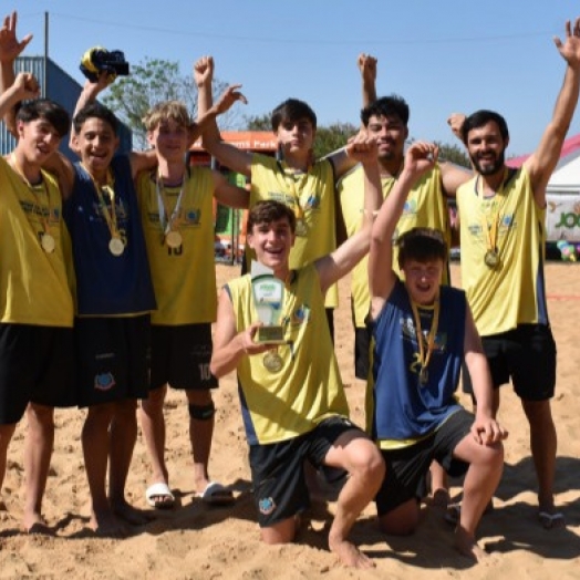 Handebol de praia de São Miguel é campeão da 2ª etapa do Circuito Paranaense
