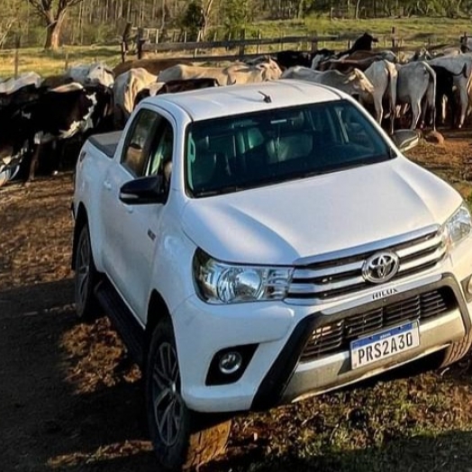 Hilux é levada durante assalto em Diamante D’Oeste