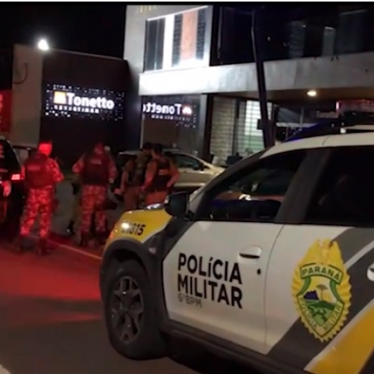 Homem é detido após disparos de arma de fogo em hotel de Cascavel