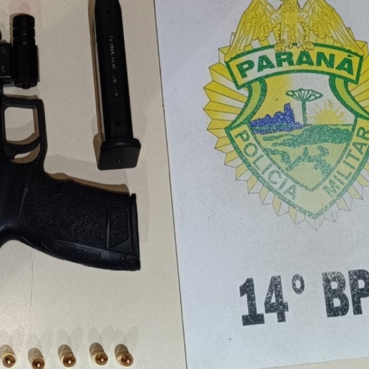 Homem é detido por porte ilegal de arma de fogo após disparos no Centro de Medianeira