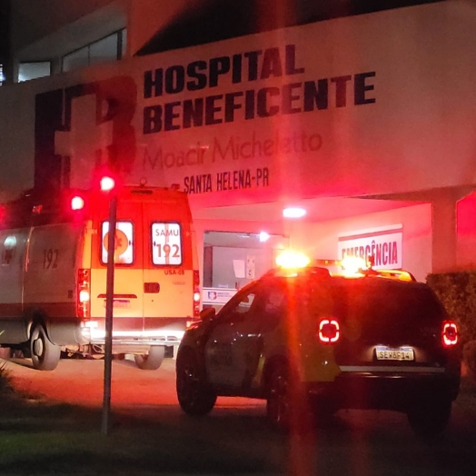 Homem é esfaqueado pela companheira em Santa Helena; autora se arrepende e presta socorro