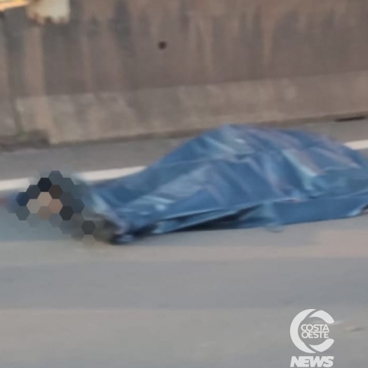 Homem morre atropelado em Medianeira
