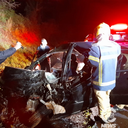 Homem morre em grave acidente na PR 317, em Santa Helena